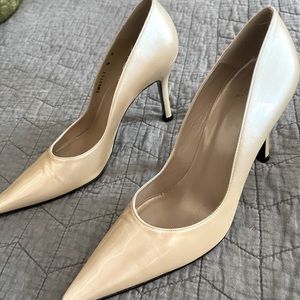 Stuart Weitzman patent leather pumps